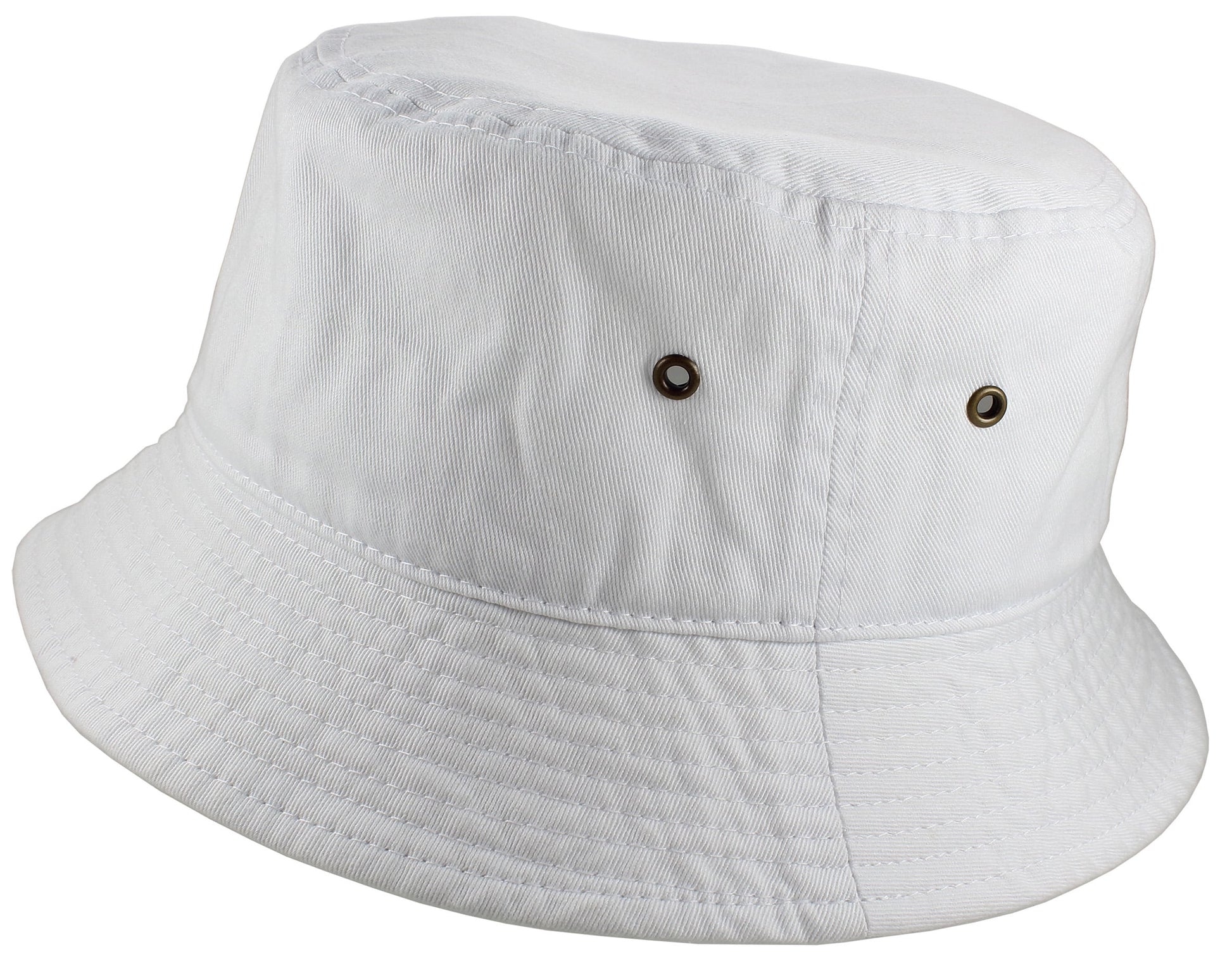 Bucket Hat 100% Cotton Packable Summer Travel Cap. Olive-S/M